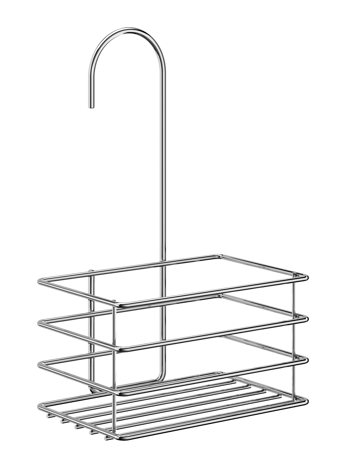ARTB1216 - Beslagsboden dusjkurv for dusjbatteri, krom - 