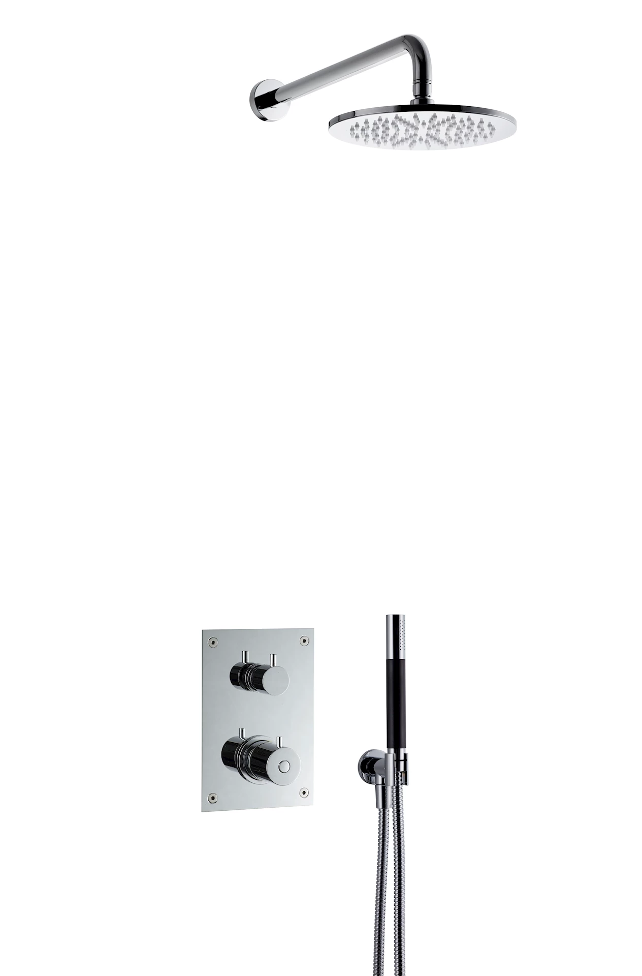 ART9421794 - BOX7268 ED2 takdusj for innbygging, krom - 